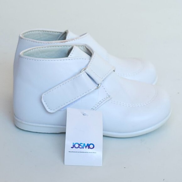 Josmo baby first White Velcro Walking Shoes Toddler Size 8 BNWT - Picture 3 of 4